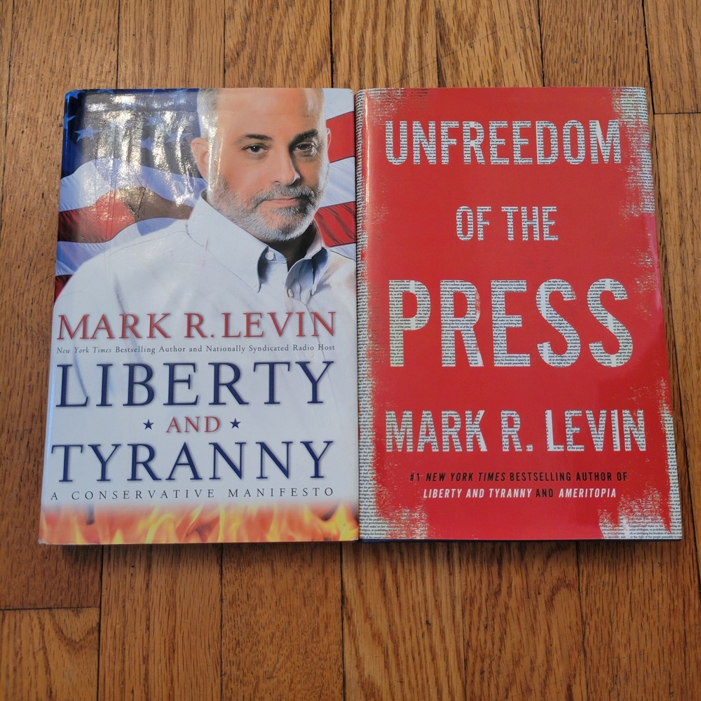 Mark R Levin Liberty and Tyranny Unfreedom of the Press Book Set Gift Patriot‎